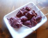 鶏レバー♡焼き鳥♪作り方3写真