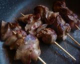 鶏レバー♡焼き鳥♪作り方4写真