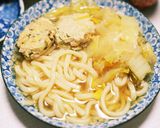 コンソメスープの肉団子うどん作り方10写真
