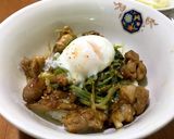 細切り☆ねぎま焼き鳥とトロリ温玉の親子丼作り方6写真