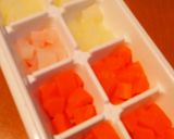 レンジで簡単離乳食(中期～)♡蒸し野菜﻿作り方5写真