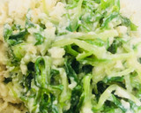 簡単☆ほろ酔い豆腐で水菜の酒粕白和え作り方5写真