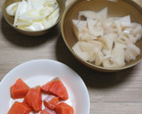 鮭と蓮根のとろける和風グラタン。作り方1写真