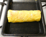 朝食やお弁当に。白だしカニカマだし巻き卵作り方3写真