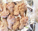 トースターで♬鶏手羽もと中華風タレ焼き作り方3写真