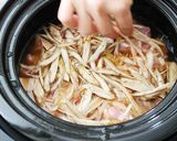 鶏肉とゴボウの炊き込みご飯作り方3写真