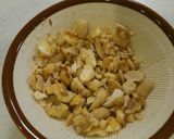 茸とナッツのジェノベーゼパスタ作り方4写真