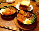 はふはふ！肉じゃが＆すき焼き風ハンバーグ作り方6写真
