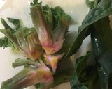 季節限定!ちぢみほうれん草のソテー作り方1写真