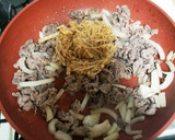 牛こまと玉ねぎのオイスターソース作り方4写真