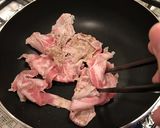 甘辛豚バラ丼作り方1写真