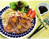 ■牛ステーキ&絶品ガーリックライス■作り方8写真