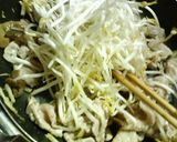 ✿ザーサイ＆もやしと❀豚薄切り肉の✿炒め作り方3写真