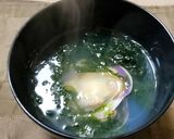 ヤマキ基本のだしでボンビノス貝と磯のり汁作り方4写真