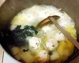 手作り肉団子のミルクチーズ鍋♡作り方5写真