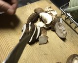 畔上流　椎茸とベーコンのチーズ焼き作り方1写真