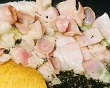 アスパラ・ベーコン&トマトソースパスタ作り方1写真