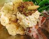 スナップエンドウとカニかまのポテトサラダ作り方4写真