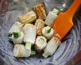 簡単！わさび胡麻ソース☆きゅうり竹輪作り方2写真