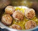 絶品！カリふわ♡肉団子とゴボウのトマト煮作り方8写真