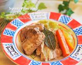 圧力鍋不要★スペアリブとキャベツの煮込み作り方7写真