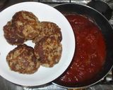 煮込みハンバーグ♪香草トマトソース作り方12写真