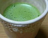 ほっこり♡ふわもこ抹茶オレ～(*^^*)作り方1写真