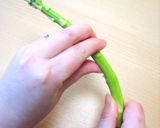必見！アスパラの折り方作り方1写真