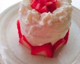 卵なしで簡単１歳誕生日ケーキ♪作り方7写真