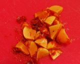 ご飯にみそかつおにんにくと唐辛子の佃煮♬作り方1写真