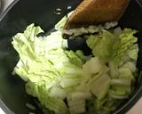 菜の花と白菜の豆乳スープ作り方4写真