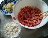 ソースでごまかせ！豚だけハンバーグ作り方2写真