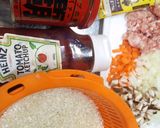 炊飯器でケチャップライス作り方1写真