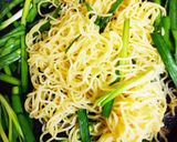 簡単！豚ニラ玉DEごま醤油風味焼きそば♪作り方8写真
