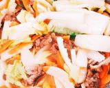豚肉と白菜のあんかけ焼そば作り方6写真