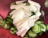 胡瓜と長芋の酢物〜(o˘◡˘o)♡作り方6写真