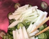 胡瓜と長芋の酢物〜(o˘◡˘o)♡作り方7写真