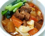 台湾の味!紅焼牛肉麺/紅燒牛肉麵作り方5写真