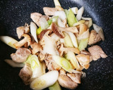 鶏肉と長ねぎ椎茸のクレソル炒め作り方3写真