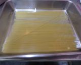水漬けパスタのアマトリチャーナ風作り方1写真