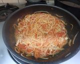 水漬けパスタのアマトリチャーナ風作り方4写真