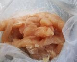 生姜香る♪ささみとピーマンのゴマ味噌炒め作り方2写真