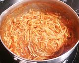 ワンポットで簡単♪サバ缶のトマトパスタ作り方5写真