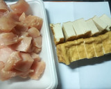 簡単すぐ出来る、鶏むね肉と厚揚げの煮物作り方1写真