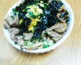 簡単！野菜もたくさん食べられる焼肉丼♥作り方10写真