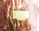 簡単☆しゃぶしゃぶ肉の玉ねぎチーズ巻き作り方1写真
