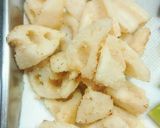 鶏モモ肉とレンコンの甘酢炒め作り方10写真