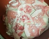 餃子の皮入豚薄切り重ね焼き作り方7写真