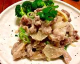 からだあったまる！薄切り豚肉酒かす味噌焼作り方7写真