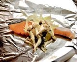フライパンで簡単★鮭のホイル焼き作り方2写真